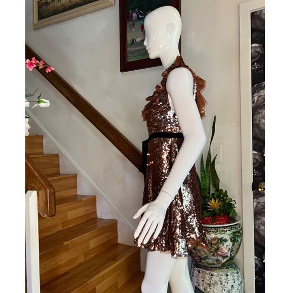 Free People Sequin Siren Tribeca Mini Dress - Picture 5 of 7